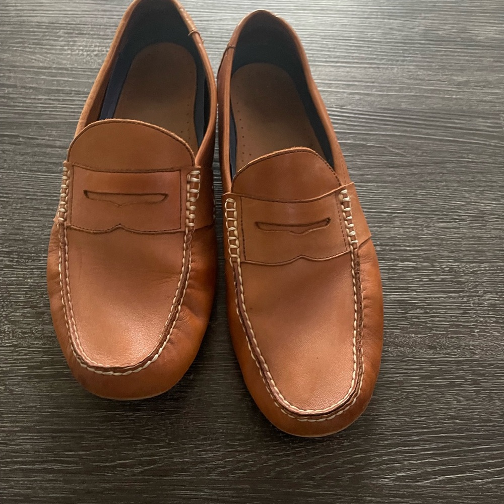 Polo Ralph Lauren Brown Leather Drivers